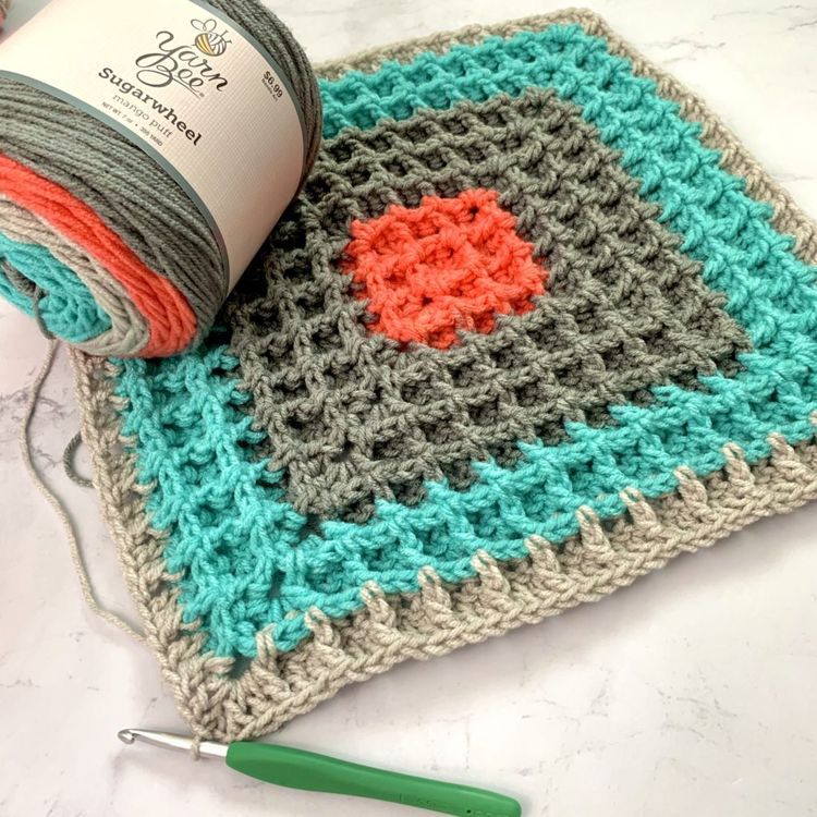 Waffle Stitch Crochet Tutorial - Handmade Learning Here