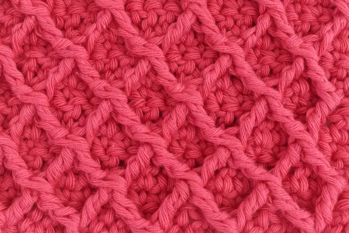 How to Crochet the Diamond Stitch - Handmade Learning Here