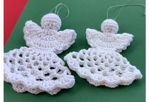 Crochet Angel Ornament - Handmade Learning Here