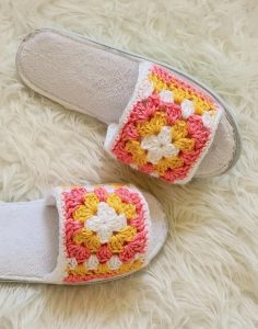 crochet slippers