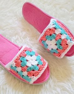 crochet slippers with soles