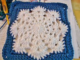 Snowflake Crochet Squares