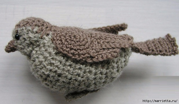 Crochet Bird - Handmade Learning Here