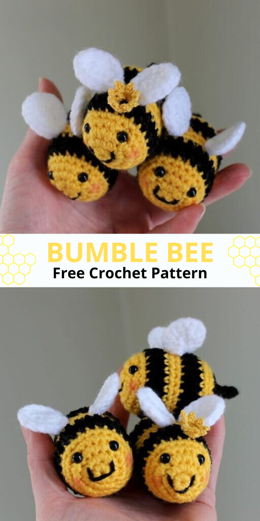 Crochet Bumble Bee - Handmade Learning Here