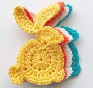 Crochet Bunny Coaster