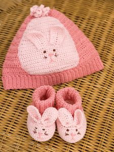 Bunny Hat and Booties