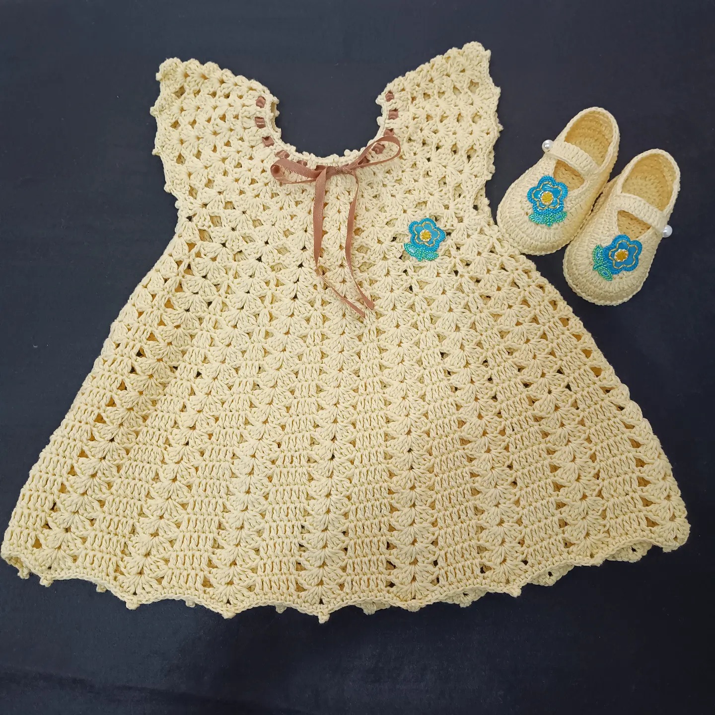 Angel Wings Pinafore Dress - Handmade Learning Here