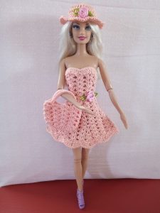 Crochet Dress for Barbies