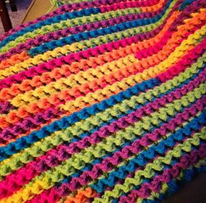 ZigZag Waffle Stitch