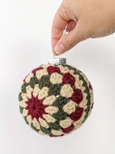 Crocheted Christmas Ball Ornaments