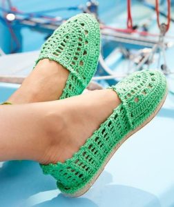 Crocheted Espadrilles