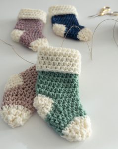 Mini Crochet Stockings