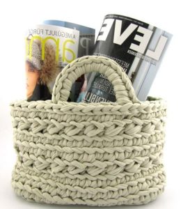 Interwoven Basket Bag