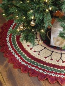 Crochet Christmas Tree Skirt