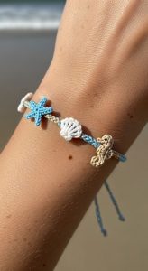 Beach Inspired Crochet Bracelet
