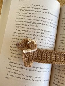 Crochet Dachshund Bookmark
