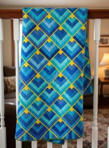 Half Log Cabin Quilt